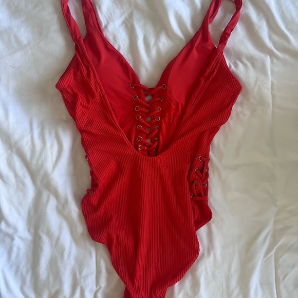 TiniBikini Plunging One Piece - Picture 3 of 4